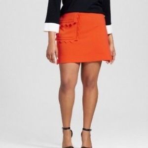 NWT Victoria Beckham Target Mod Twill Skirt